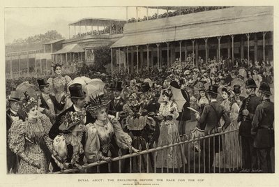 Royal Ascot, the Enclosure before the Race for the Cup by Arthur Hopkins