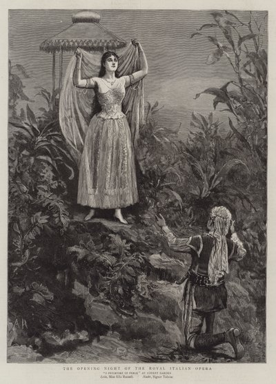 The Opening Night of the Royal Italian Opera by Arthur Hopkins
