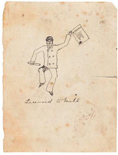 Self Portrait by Arthur Ignatius Conan Doyle