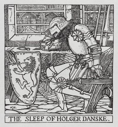 Hans Christian Andersen: Holger Danske by Arthur Joseph Gaskin