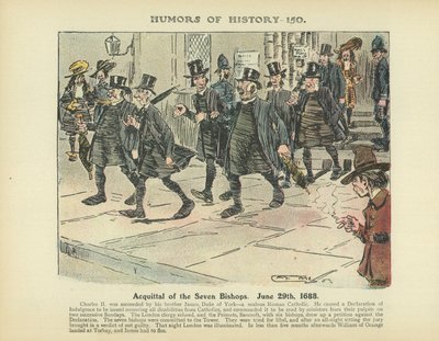 Acquittal of the Seven Bishops, June 29th 1688 by Arthur Moreland