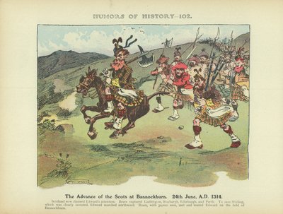 The Advance of the Scots at Bannockburn, 24th June A.D. 1314 by Arthur Moreland