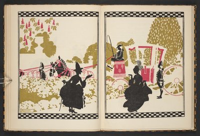 Cinderella going to the ball, illustration from Cinderella, retold by C.S. Evans, and illustrated by Arthur Rackham by Arthur Rackham
