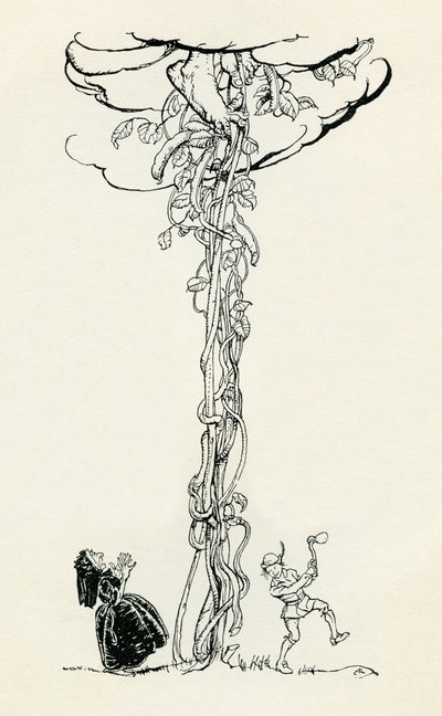 Jack and the Beanstalk by Arthur Rackham