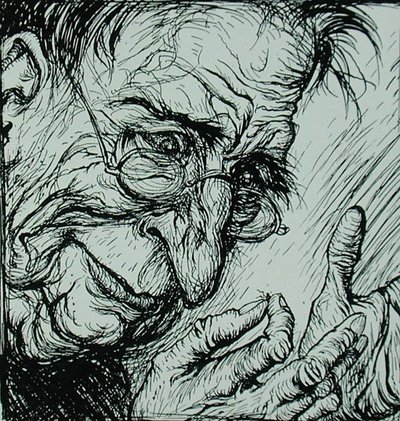 The Flea and the Man, illustration from 