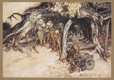 To make my small elves coats. A scene from 