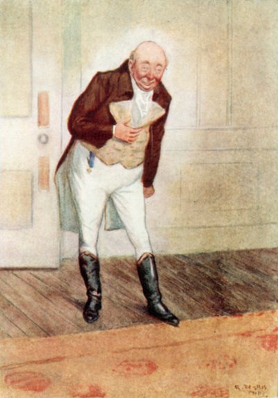 Illustration for Pride and Prejudice by Jane Austen by Arthur Wallis Mills