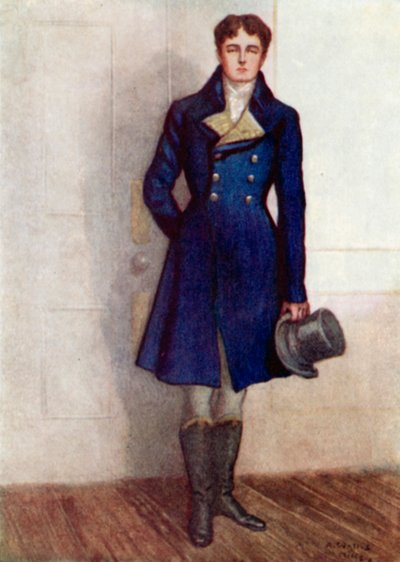 Illustration for Pride and Prejudice by Jane Austen by Arthur Wallis Mills