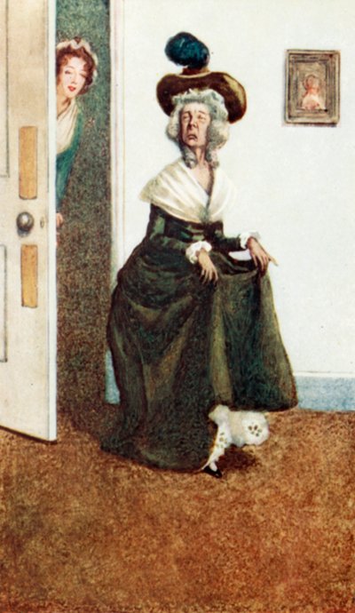 Illustration for Sense and Sensibility by Jane Austen by Arthur Wallis Mills