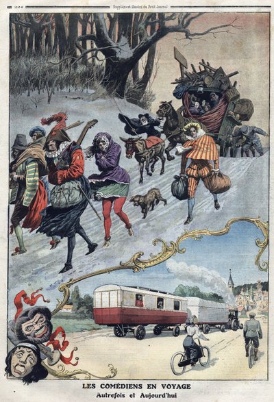 Comedians Traveling: Trailers of Old and Present by Artist Unknown