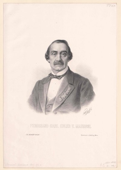 Ferdinand Karl von Manussi by Artist Unknown