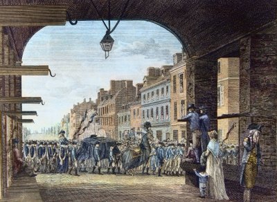 High Street, From the Country Market-place, with the Procession by Artist Unknown