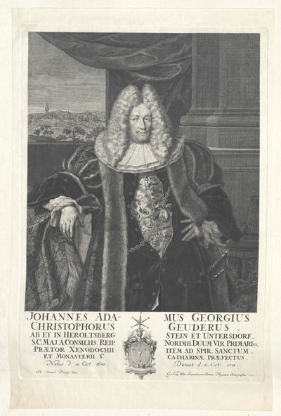 Johann Adam Georg Christoph Geuder von und zu Heroldsberg by Artist Unknown