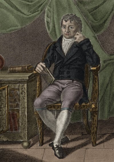 Portrait of Johann Gottlieb Fichte, German Philosopher by Artist Unknown