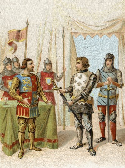 John II of France Becomes a Prisoner to the English by Artist Unknown