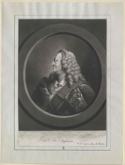 King of England Elector of Hanover George II by Artist Unknown