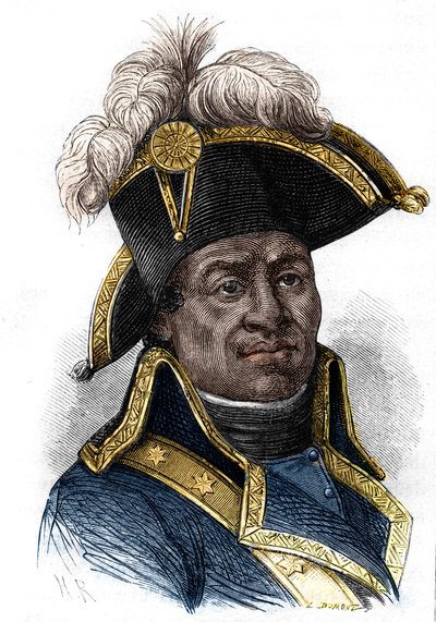 Portrait of Francois Dominique Toussaint Louverture, Haitian Statesman by Artist Unknown