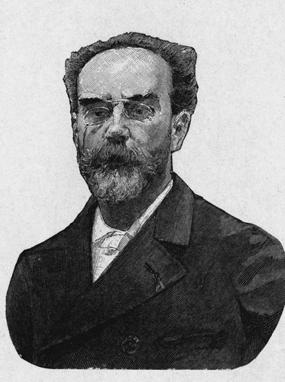 Portrait of Gabriel Lippmann, French physicist who contributed to the invention of colour photography by Artist Unknown