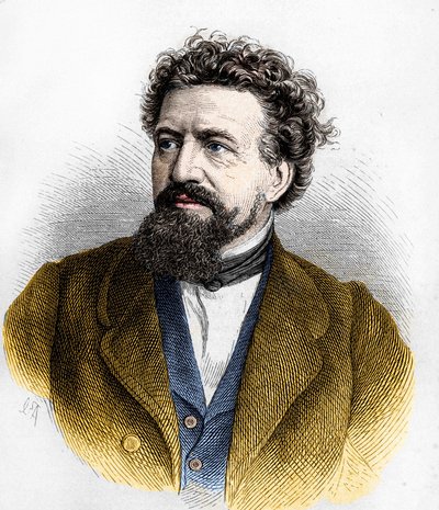 Portrait of Hermann von Lingg by Artist Unknown