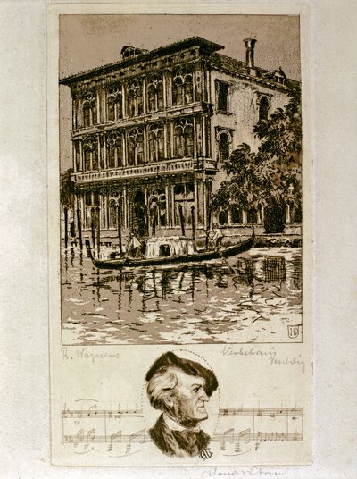 Wagner in Venice by Artist Unknown
