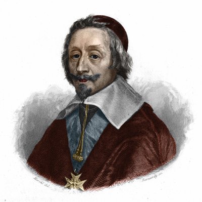 Portrait of Armand Jean du Plessis, Cardinal Richelieu by Artist Unknown