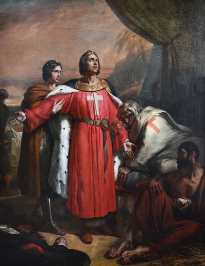 Saint Louis Visiting the Plague Victims by Ary Scheffer