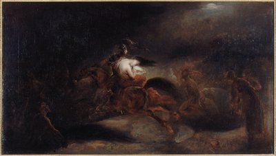 Lenore, the Dead Travel Fast, ca. 1830 by Ary Scheffer