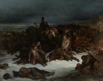 The Retreat of Napoleon’s Army from Russia in 1812 by Ary Scheffer