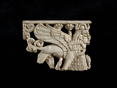 Sphinx Fragment from Fort Shalmaneser, Nimrud, Assyrian, 8th century BC by Assyrian School