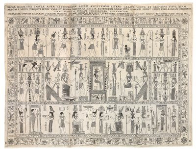 Oedipus Aegyptiacus by Athanasius Kircher
