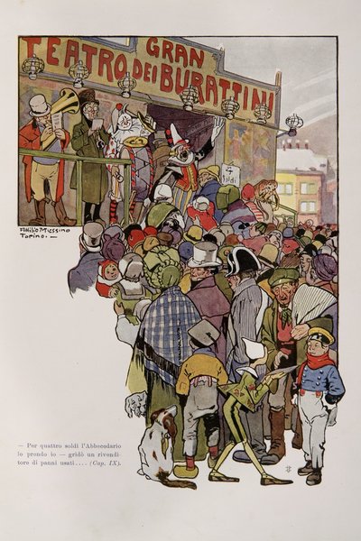 Illustration from Pinocchio by Attilio Mussino