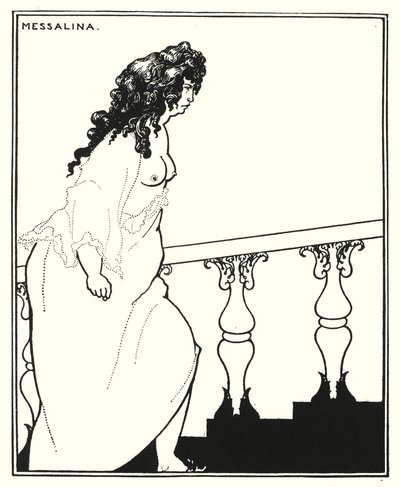 Messalina Returning from the Bath by Aubrey (after) Beardsley