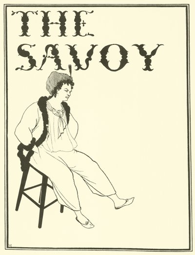 Cover Design, The Savoy by Aubrey Beardsley
