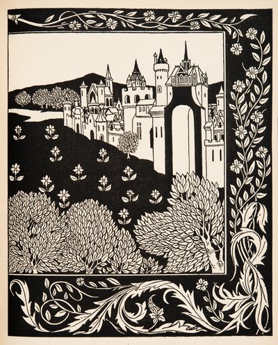 How Queen Guenever Rode on Maying by Aubrey Beardsley