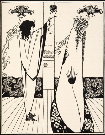 How Sir Tristram Drank the Love Drink by Aubrey Beardsley