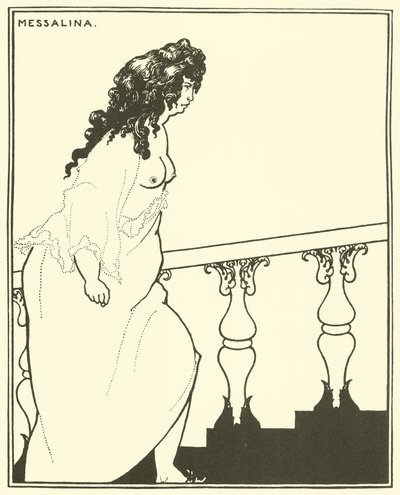 Messalina Returning from the Bath by Aubrey Beardsley