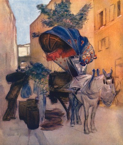 Rome: Roman Wine Cart by Aubrey Waterfield