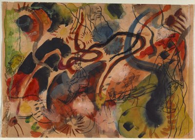 Parody of the Blue Rider by August Macke