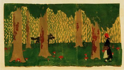 Little Red Riding Hood by August Macke