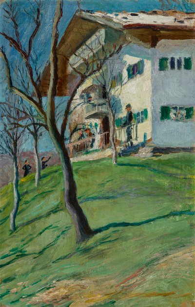 Our Little House in Tegernsee by August Macke