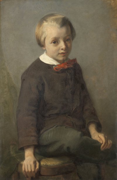 Portrait of a Boy by Auguste Allebe
