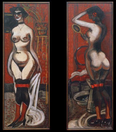 Two Large Nudes by Auguste Chabaud