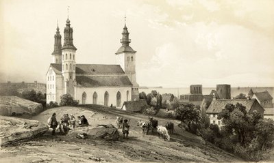 Church of Saint Mary in Visby by Auguste Etienne Francois Mayer