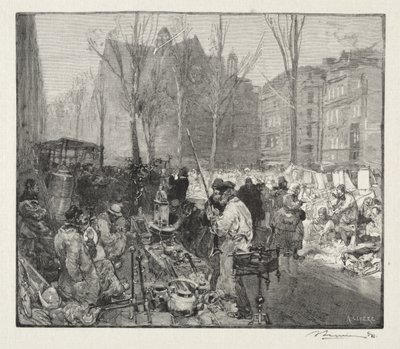 Scrap Market by Auguste Louis Lepère