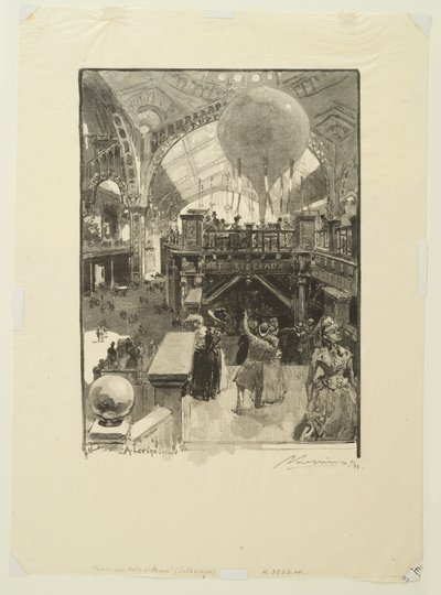 Palace of Liberal Arts: Interior by Auguste Louis Lepère