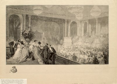 Party given at the Tuileries for the 1867 Exhibition by Auguste Louis Lepère