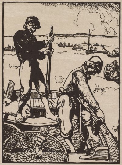 Shrimp Fishermen by Auguste Louis Lepère