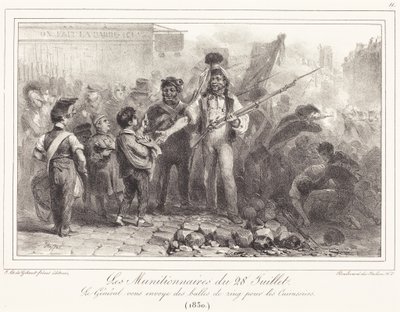 The Munitions Workers of 28 July by Auguste Raffet