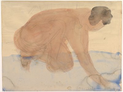 Nude Figure on Hands and Knees (Executioner) by Auguste Rodin