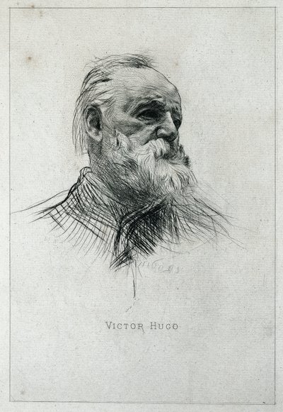 Portrait of Victor Hugo by Auguste Rodin